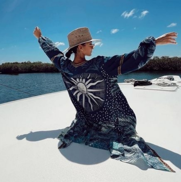 NWT AGUA BENDITA | Aldora Arabella Sun Kimono Cover Up - Picture 3 of 12